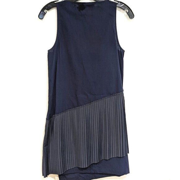 Derek Lam | 10 Crosby 2-In-1 Sweatshirt Dress With Pleated Underpinning - Picture 8 of 16